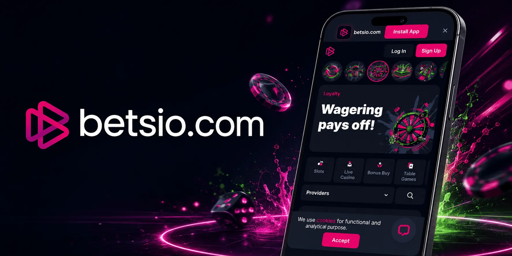 Betsio Casino App Screenshot
